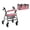 Boho Paisley Floral Pink, variant on COEQINE Rollator Walker Seat & Backrest Rollbar Covers Set with Storage Basket 3 Pieces Set, Soft Removable Protective Cover for Women Men Elderly, Purple Black Marble