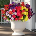 thumbnail image 1 of Artificiales Flores para Exteriores, 14 Paquetes de Flores Artificiales de Eucalipto para Macetero, Gloria Matutina Falsa para Decoración Del Hogar/porche/jardín, 1 of 6