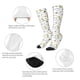 thumbnail image 3 of Fotbe Dinosaur Calcetas Divertidas Estampadas para Hombre y Mujer, Calcetas de Algodón hasta la Rodilla para Caminar, Correr, Enfermería y Embarazo, 3 of 6