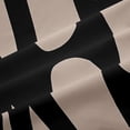 thumbnail image 5 of Erosebridal Brown Black Stripe Blackout Curtains Set of 2 (52x84 Each),Modern Abstract Geometric Line Window Curtains For Men Women, 5 of 7
