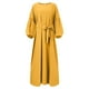 thumbnail image 4 of Vestidos Para Mujer Vestidos de Otoño El Invierno de Moda Tallas Grandes Casual Cuello Redondo Suelto Erógeno Vestido de Manga Larga Estampado Odeerbi ODB131210, 4 of 7