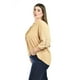 thumbnail image 2 of Blusa con detalle de moño Roman Fashion /Tallas Extras, 2657 (Beige) beige 40, 2 of 6