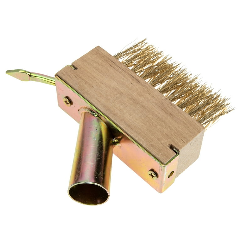 Kinaba 3 in 1 Weeding Wire Metal Brush Tools for  Patio,Paving,Sideway,Garden Path and Driveway For Hard Floor, Green