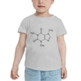 thumbnail image 2 of Coffee Chemistry Chemical Compound Lover Science Funny Toddler T-Shirts for Boys Girls (Gray, 4T), 2 of 5
