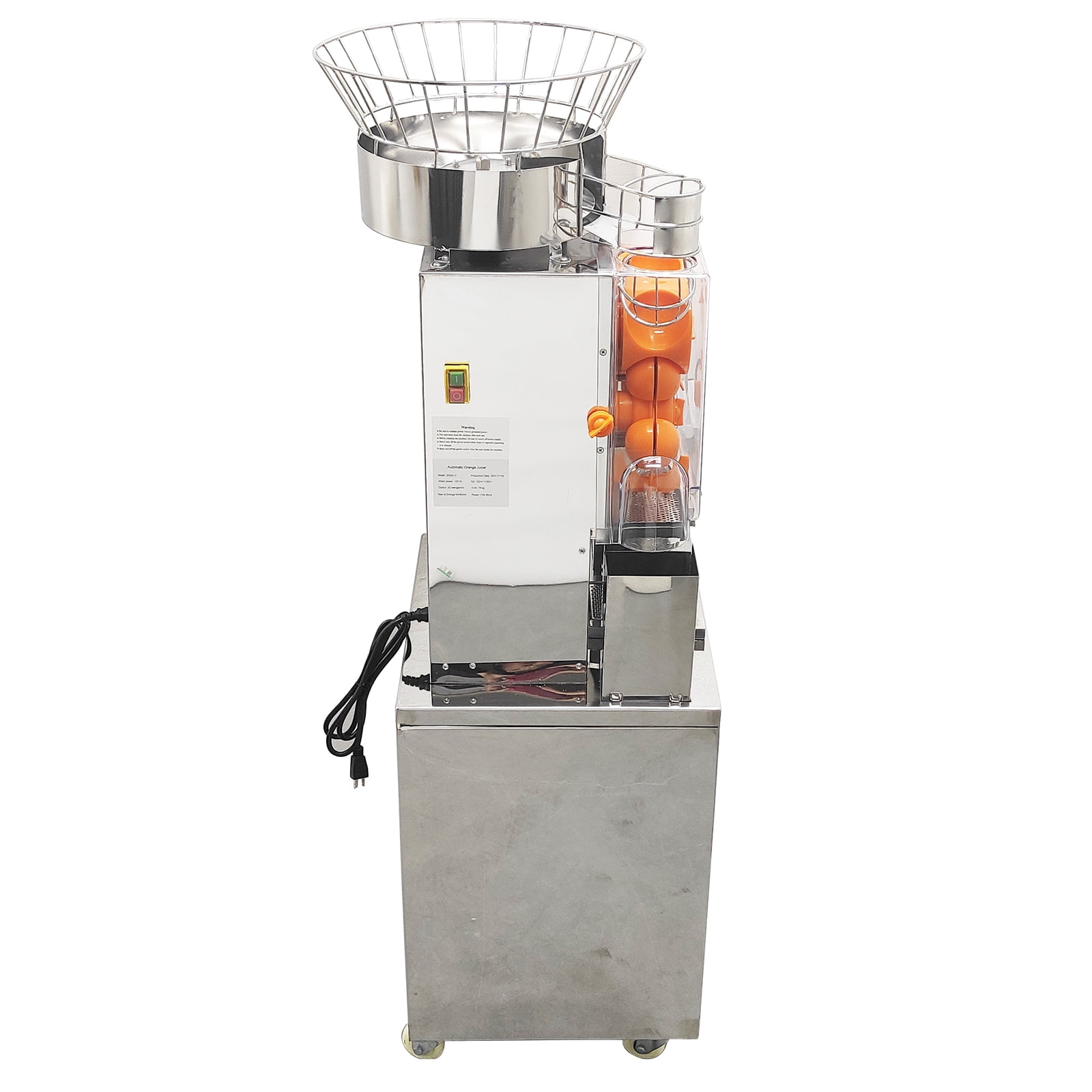 Commercial Vertical Automatic Orange Juice Extractor Juice Squeezer Extruding Machine