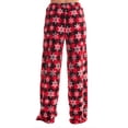 thumbnail image 3 of Just Love Fleece Pajama Pants for Women Sleepwear PJs (Buffalo Plaid Snowflake, X-Small), 3 of 3