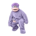 thumbnail image 5 of Ulanda Funny Big Mouth Monster Onesie for Kids Silly Monster Onesies with Shoes Soft Plush Jumpsuit Cozy Halloween Outfit (Purple, XXL), 5 of 7
