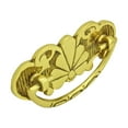 thumbnail image 3 of Renovators Supply Solid Cast Brass Cabinet Dresser Drawer Bail Pulls 2 3/4" Antique Scalloped Style Home Improvement Cupboard and Door Pull Handles Hardware, 3 of 9