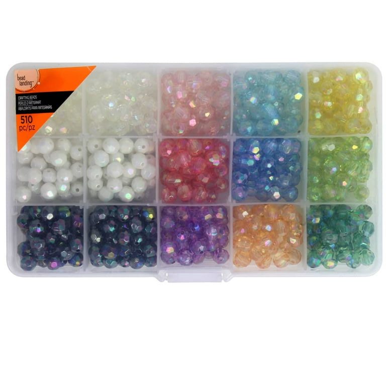 12 Packs: 4 ct. (48 total) Gray Faceted Glass Rondelle Beads by Bead  Landing™