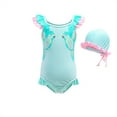 thumbnail image 1 of Maillot de Bain une Pièce Mignon pour Filles 2-8 Ans, 1 of 6
