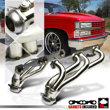 Filtertron Pickups SS Exhaust Header Manifold for 88-97 Chevy/GMC C/K Pickup Truck GMT400 5.0/5.7 89 90 91 92 93 94 95 96 ()