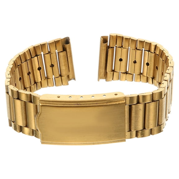 Masteelf Stainless Steel Watchband Decorative Watch Strap Watch Band Wristwatch Accessory(15mm)