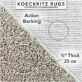 thumbnail image 4 of Koeckritz Rugs Soft & Cozy Azure 8'x10' Oval Indoor Area Rug for Living Room or Bedroom, 4 of 7