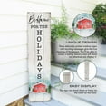 thumbnail image 2 of LifeSong Milestones "Home for the Holidays" Sign Wood White Christmas Porch Decor, 2 of 7