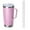 Pink, variant on 20 oz Tumbler Mug with Lid and 2 Straws, Insulated Travel Coffee Mug with Handle, Double Wall Stainless Steel Vacuum Coffee Tumbler, Thermal Coffee Cup(Navy Blue)
