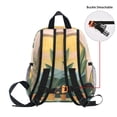 thumbnail image 5 of FORMRS School Backpack with Front Zippered Pocket 12" Student Travel Daypack, Boho Plants, 5 of 6