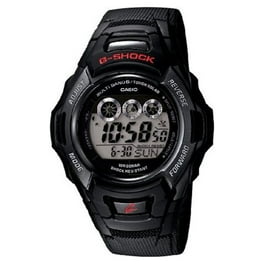 Casio Men s Solar Atomic Digital Black and Blue G Shock Watch GWM500F 2 Walmart