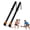 black-orange, variant on DZORUN Ropeless Battle Ropes - 2PCS Portable Cordless Fitness Ropes for Home Gym Outdoor Workout Strength Training Equipment