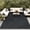 black grey, variant on KUETH 6'x 9'Outdoor Plastic Rug Foldable Waterproof UV Resistant Outdoor Patio Geometric RV Deck Rug