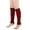 Red, variant on Leg Warmers Knit Thermal Elastic Skating Leg Warmer Solid Color Long Boot Socks for Daily Wear Black One Size