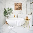 thumbnail image 4 of Soliyoahee Whatever, I'm Always Late Wall Clock 10inch Wooden Square Retro Clock Silent Non-tick Battery Powered for Bedroom Kitchen Living Room Bathroom (Original Wood Color), 4 of 6