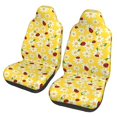 thumbnail image 2 of Haiem Chamomile And Ladybug Printed Car Seat Covers Set of 2, Universal Fit Car Seat Covers,Protective Seat Covers,Comfortable Car Seat Covers, Easy Installation Seat Covers, 2 of 9