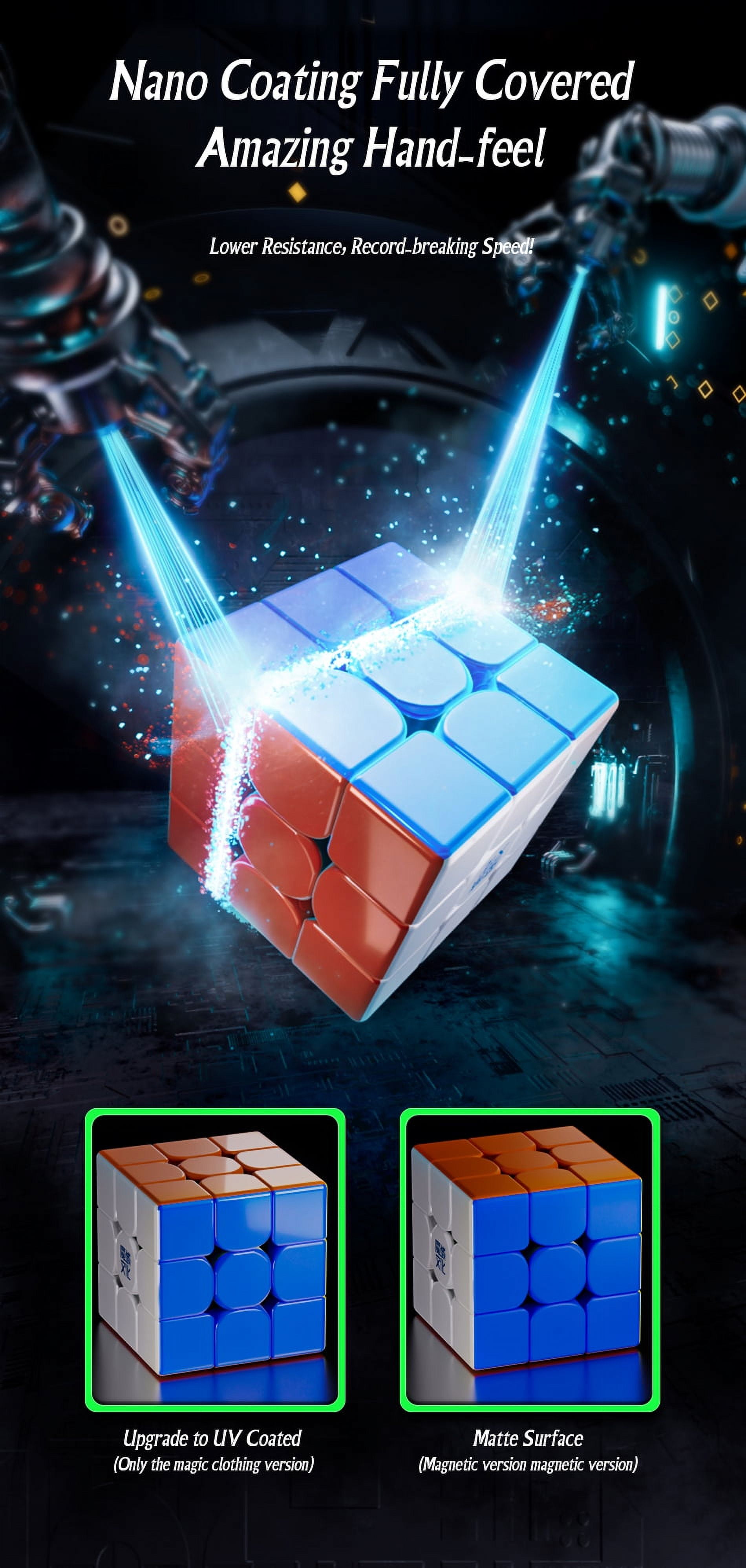 TUNJILOOL MOYU WEILONG WRM V9 Speed Cube Magnetico con Nanorrevestimiento, Cubo  Magnetico 3x3 Levitazione Magnetica Ball-Core, Speed Cube 3D Magic Puzzle  Game Enhanced Gift : : Sport e tempo libero