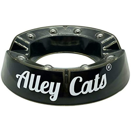 Alley Cats Bowling Ball Cup Stand with Ball Bearing Spinner Holder | Cleaner Mount for Bowling Balls & Accessories | Compatible with Brunswick, Storm, Hammer & More | Ring Shaped Cleaning Display