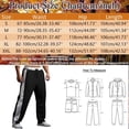 thumbnail image 3 of Zylarhe Casual Pants for Men Mens Sweatpants Joggers Wide Leg Sweatpants Trousers Pocket Drawstring Elastic Waist Color Block Comfort Breathable Outdoor Daily Going Out Fashion Casual Pant Star Boy, 3 of 8