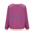 thumbnail image 5 of Essential Sweatshirt for Women Soft Crewneck Long Sleeve Loose Fit Casual Lounge Everyday Basic Winter Warm Top, 5 of 6