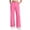 Hot Pink, variant on Girls Straight Leg Pants High Waisted Casual School Uniform Pants Stretchy Loose Preppy Trousers with Pockets Fashion Back to School Outfits 5-15Y
