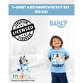 thumbnail image 3 of Bluey Toddler Boys' Graphic T-Shirt and Athletic Mesh Shorts Set Light Blue and Navy Bluey and Bingo, 3 of 9