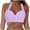 Purple, variant on Women Swim Top Bikini Top For Women Swimwear Tops Underwire Full Coverage Bikini Top Push Up Swim Crop Top Tie Back Bathing Suit Tops