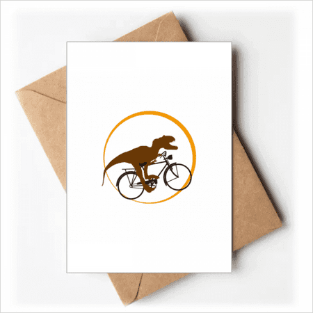 Dinosaur Cycling Moon Art Deco Fashion Greeting Cards You are Invited Invitations