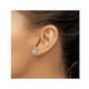 2.10 Carat (ctw) boucles d'oreilles solitaires en or blanc 14 carats (2.20 Carat Losange) – image 5 sur 5