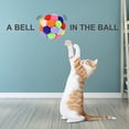 thumbnail image 3 of Pelotas de juguete para gatos con cascabel (3 tamaños/paquete), pelotas suaves y coloridas con cascabel incorporado, juguetes interactivos para masticar para gatos y gatitos de interior., 3 of 5