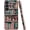 Floral Bookshelf Retro Pink, variant on Case for Samsung Galaxy S26 Ultra, Floral Bookshelf Retro Pink Phone Case Drop Resistant Glossy 2 in 1 Solid Dual-Layer Cover for Girl Women
