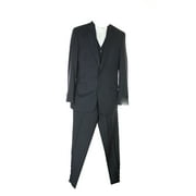 Michael Michael Kors Navy Pinstriped 3Pc Suit 42L-40W