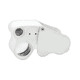 thumbnail image 1 of Lupa de Joyero Triangular con LED, 12–22 mm, 30x/60x,  LAB.g blanco, 1 of 5