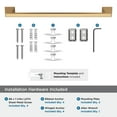 thumbnail image 5 of Amerock Blackrock Champagne Bronze 18 inch (457mm) Towel Bar, 5 of 8
