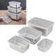 thumbnail image 5 of Storage Box, Food Container, Stainless Steel Containers, Durable Eco-Friendly For Canteen Restaurant Travel Easy To Store, 5 of 8