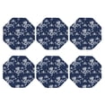 thumbnail image 2 of Pofeuu Dragon Print Leather Coasters Set of 6, Round Cups Mugs Mat Pad for Home Kitchen Heat Resistant Drink Coasters,Octagon, 2 of 7