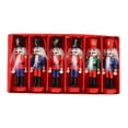 thumbnail image 4 of Conjunto de adornos de Cascanueces de Navidad, Cascanueces de escritorio, figuras de Cascanueces de madera de Navidad para gabinete perfecl Figuras de Cascanueces, 4 of 5
