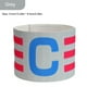 thumbnail image 2 of Brazalete Capitan Band Ajustable Transpirable para Capitán Fútbol (Gris), 2 of 4