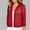Red, variant on Sakmal Black Womens Coats Outerwear Winter Elbow-Length Lightweight Casual Lace Patchwork Solid Womens Jackets Plus Size
