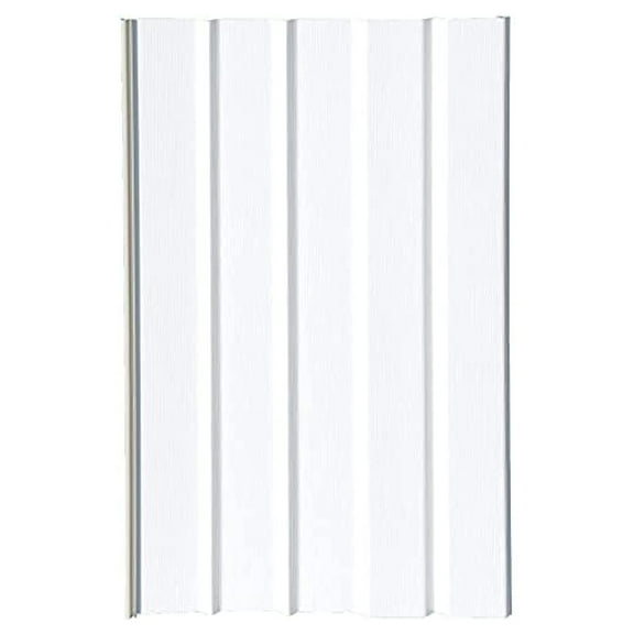 Mobile Home Skirting Vinyl Underpinning Panel White 16" W x 28" L (Pack of 8)