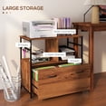 thumbnail image 4 of Vinsetto Vertical Filing Cabinet with Hanging Bars for A4 Letter Legal, 4 of 10