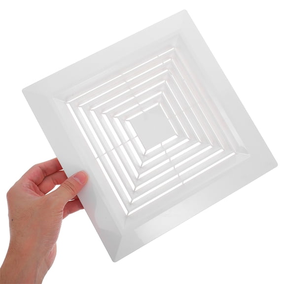 PENIKOKO Plastic Bathroom Vent Cover Replacement with Spring Loaded Panel for Exhaust Fan Ventilation