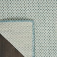 thumbnail image 4 of Nourison Courtyard Indoor/Outdoor Ivory Aqua 5' x 7' Area Rug, (5x7), 4 of 12