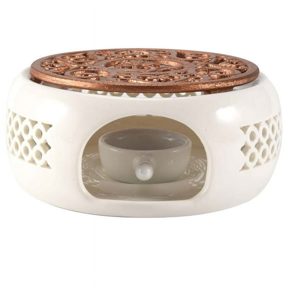 Ceramic Teapot Warmer Holder Base Tea Insulation Coffee Water Candle Heating Teaware